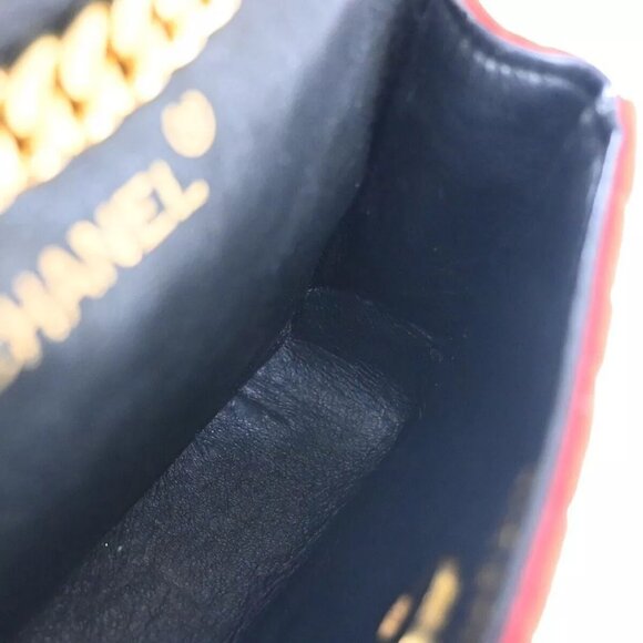 authenticity guaranteed CHANEL CC Logo Mini Matelasse Chain Shoulder Bag - Picture 10 of 16
